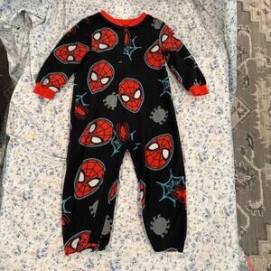 Marvel spider man fleece footless pajamas